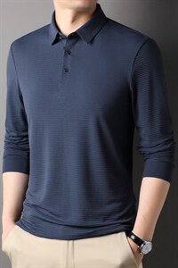 D66125钱塘2020-2中年男士春秋新款长袖薄款休闲T恤主推款P72图片