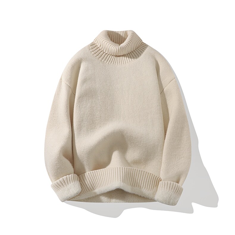 纯色高领针织毛衣男A367M2403特P35M2403JR加绒特P45，男装针织衫/毛衣，电商A367