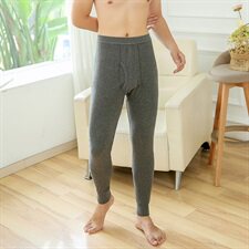 1267秋冬保暖男士纯棉秋裤男士衬裤修身保暖裤薄款打底棉毛裤，女装背心吊带，星座510A-1