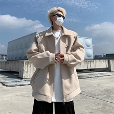 男装呢料夹克2026秋冬季新款毛呢大衣男生外套XZ514-2-F612-P135，男装夹克，星座514-2(原B239)
