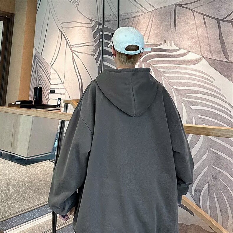 纯色卫衣男潮ins港风潮流XW017P38,男装卫衣,星座1116-2