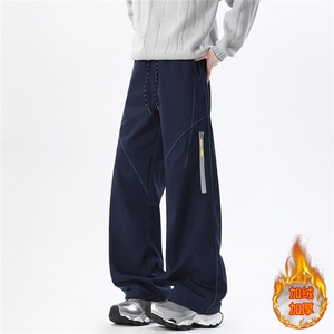 815A-K325-P53控98 冬季机能明线美式冲锋裤男工装裤登山休闲长裤图片