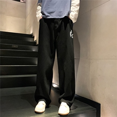 k1013-p50-控68M-5XL美式高阶黄泥拉链宽松大码牛仔裤cityboy，男装牛仔裤，星座116