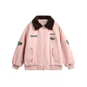 情侣装韩版摇粒绒棉服冬季保暖棉衣夹克厚外套N8015-P85网图图片