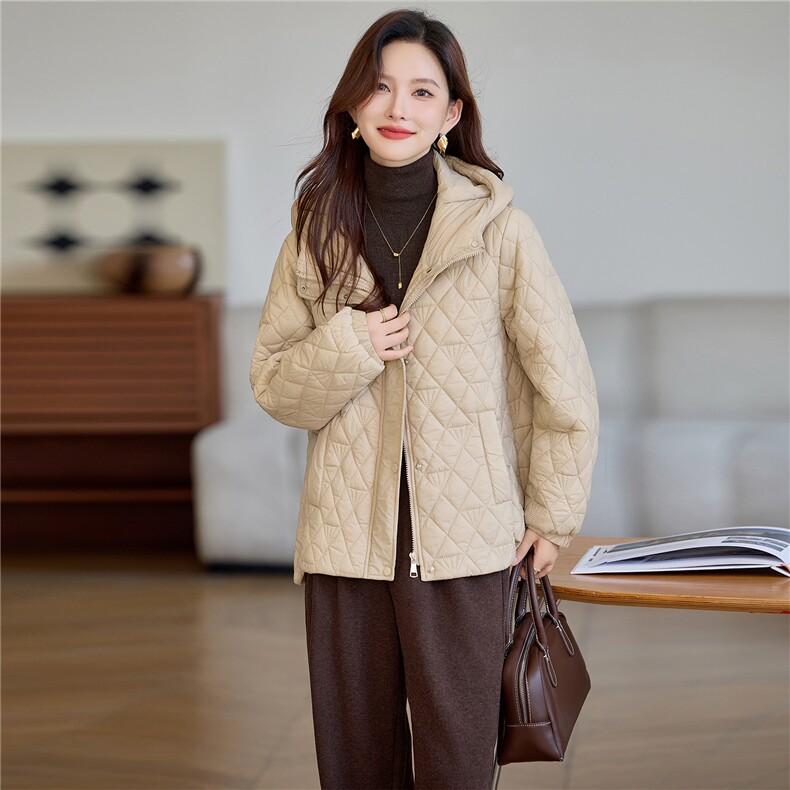 现货纯色短款棉衣棉服女,女装棉衣/棉服,韩派