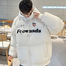 美式撞色棉服加厚保暖棉袄冬季宽松休闲棉衣外套潮，男装棉衣，星座716-4