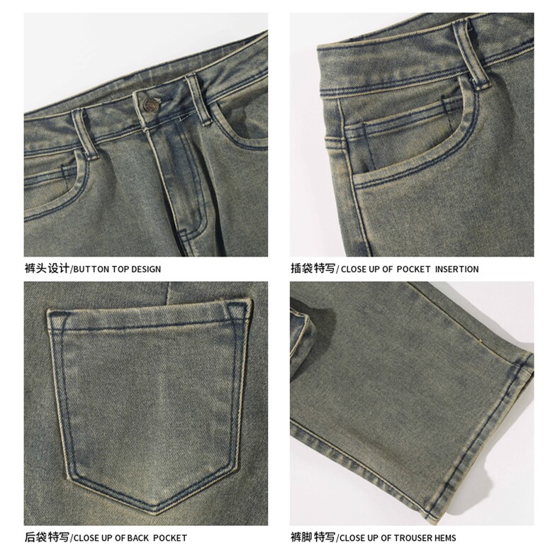 2024秋季新款白底大码美式工装牛仔裤M-5XGK24724-特P50,男装牛仔裤,电商A022