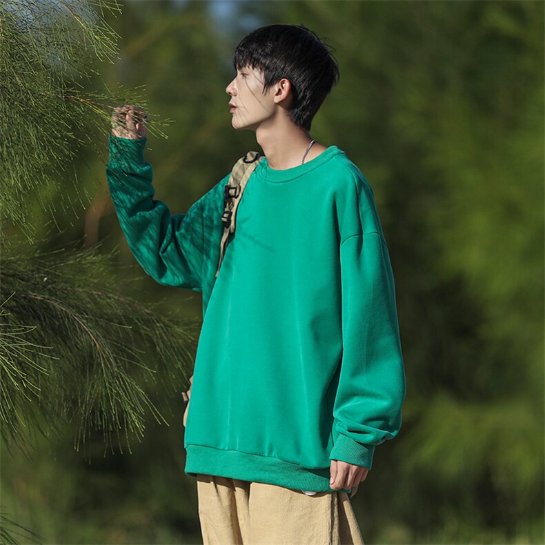 秋季新款男cityboy百搭纯色卫衣VE2003-P40控68,男装卫衣,星座717
