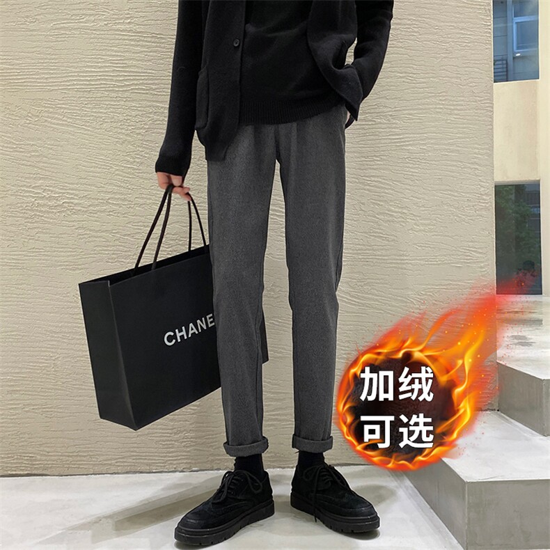 【秋冬季低价走量】轻熟风休闲裤男裤微弹力裤1412-1/9986/P48，男装休闲裤，星座1412-1