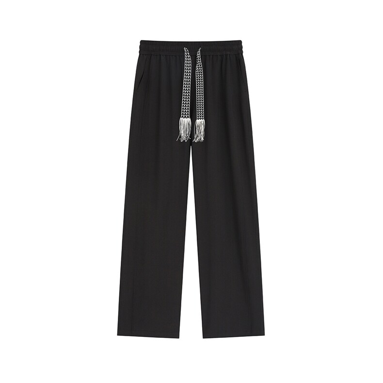 辑明线冰丝弯刀休闲裤 K112平铺 92%聚酯纤维8%氨纶(S-2XL)TP25图片
