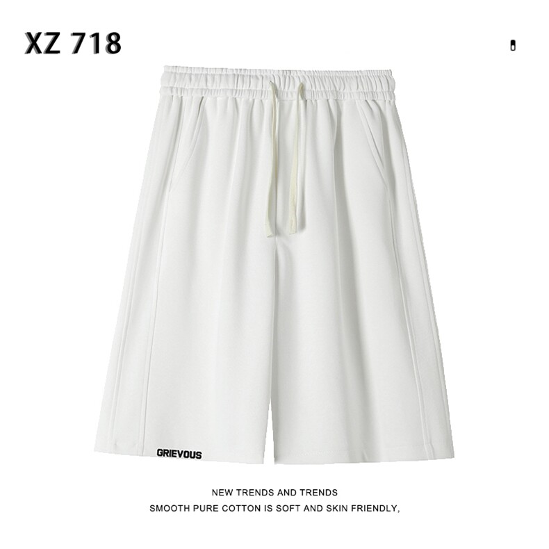 运动短裤薄款男女夏季新款潮牌百搭宽松华棉五分裤  XD1716特批35图片