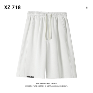 运动短裤薄款男女夏季新款潮牌百搭宽松华棉五分裤  XD1716特批35图片