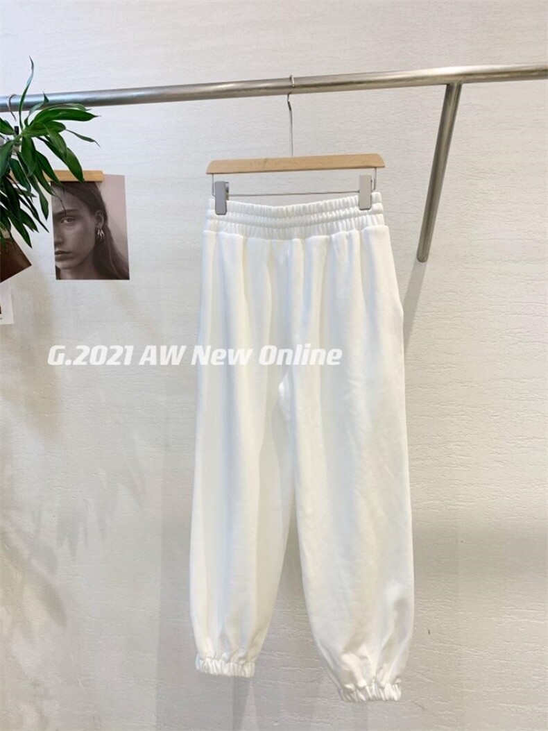 加绒卫裤谁拿谁补，女装休闲裤，G