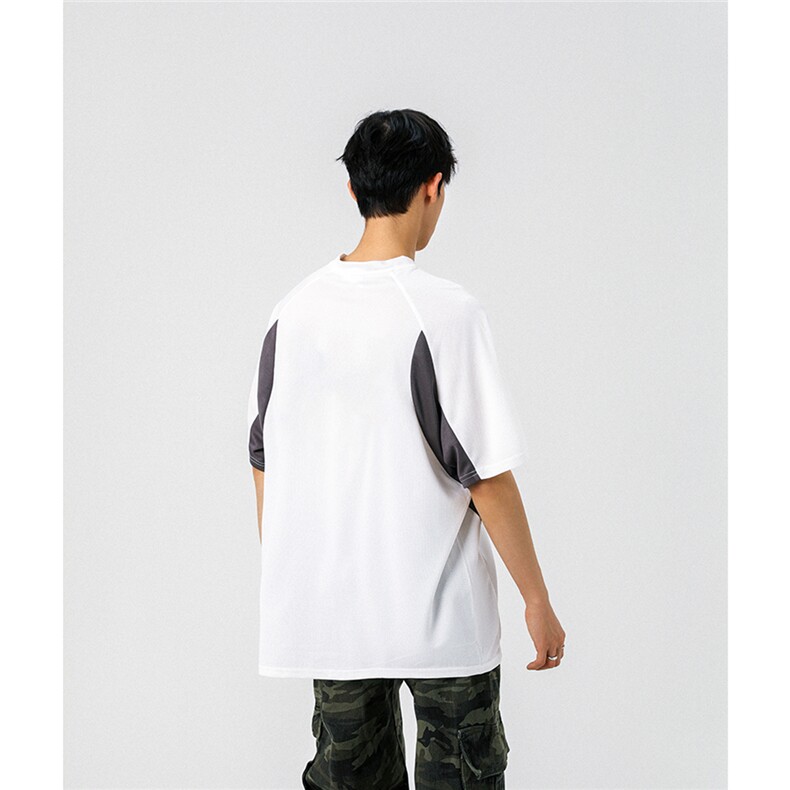 1可二开速干运动美式篮球街头大码M-5XL短袖T恤男DX78017P45控75，男装T恤，星座226-2