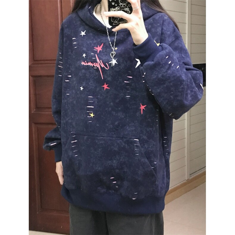 5720-P62原版工艺纯棉华棉复合宽松休闲加绒卫衣,男装卫衣,星座617A-2