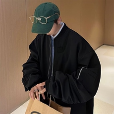 2023港风文艺长袖夹克男春秋宽松潮流棒球服，男装夹克，星座716-4