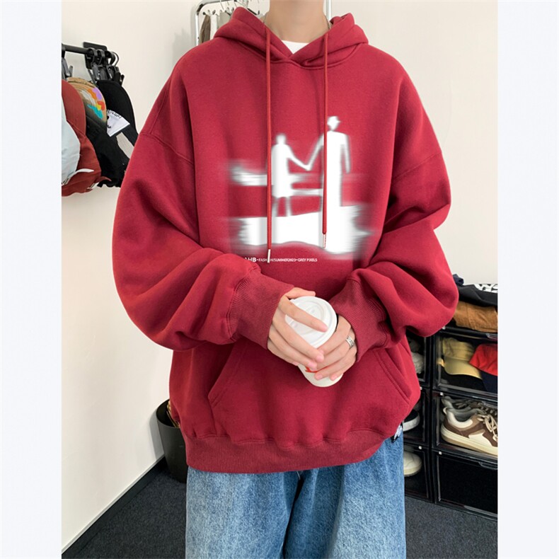 ！连帽圆领卫衣男装港风帽衫男LM138-P35,男装卫衣,电商B367