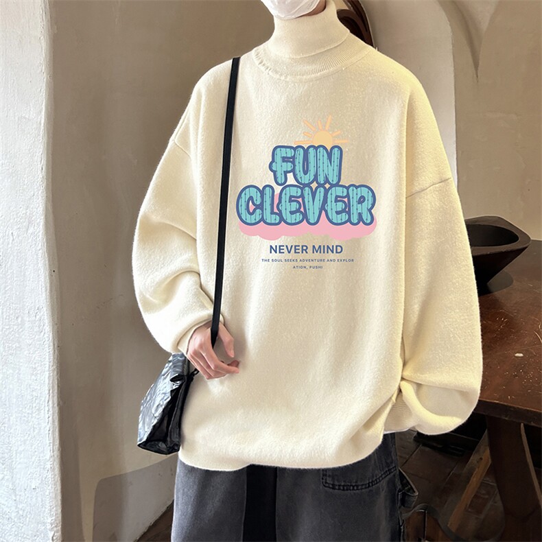 8XL高领毛衣男大码胖子堆堆领打底羊毛衫GM45377-P45加绒款-P65,男装T恤,电商A040