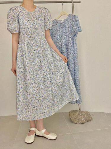 小豹纹连衣裙，女装连衣裙，VERSON