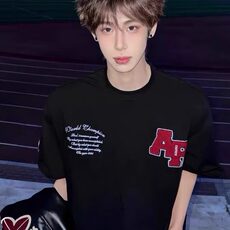 【有货】DHT181-特P35美式复古正肩短袖t恤男夏季潮流新款刺绣潮，男装T恤，星座603-2