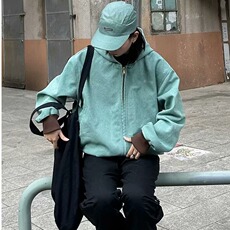 春秋款夹克男美式复古宽松休闲高级感连帽外套JK726-P80，男装夹克，星座208-5