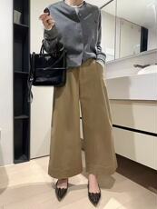 2025百搭简约速干阔腿裤，女装休闲裤，湘姗