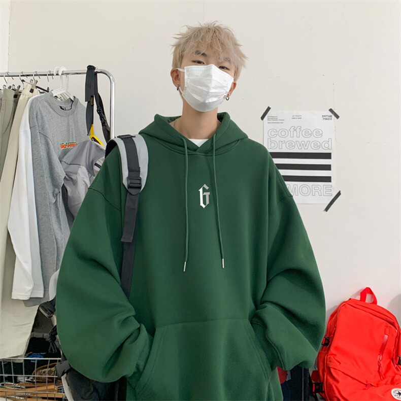 ！连帽圆领卫衣男装港风帽衫男LM84-P35,男装卫衣,电商B367