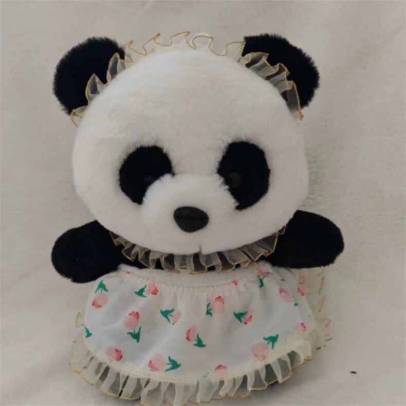 纱裙熊猫--精品款，琦琳玩具