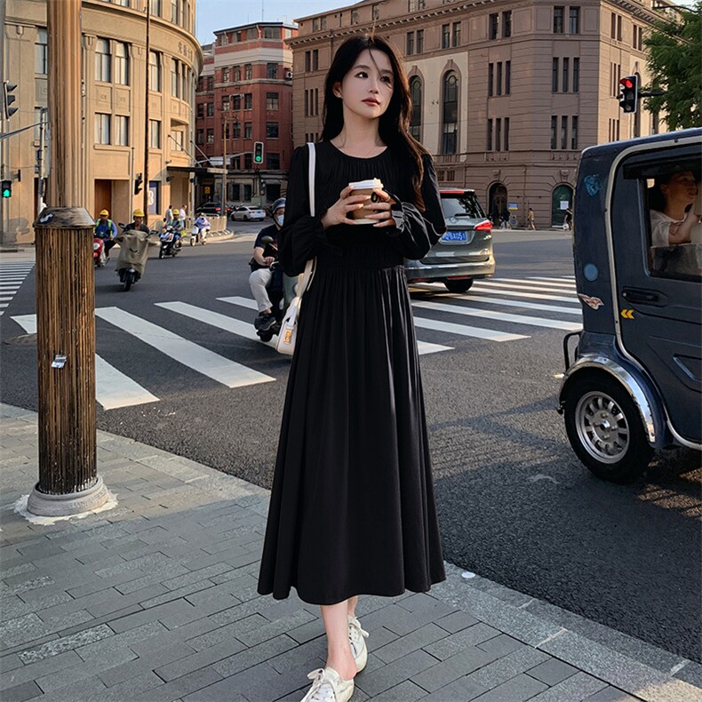新中式国风连衣裙女春秋2025新款流行套装裙气质高级感盘扣复古,女装套装/套裙,唛多