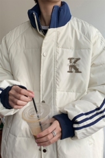 ！2024冬季新款男士立领棉服撞色情侣棉衣外套MY202特P80，男装棉衣，电商B220
