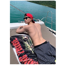DBK06-P55美式慵懒撞色格子休闲裤男秋季百搭阔腿拖地裤-网图大货，男装休闲裤，星座603-2