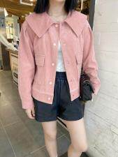 2021秋季新品灯芯绒小外套，其它，蓝典