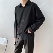 男春季衬衫港风日系长袖衬衫C23P26，男装衬衫，星座1116-2