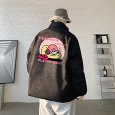 麂皮绒棉衣男大码立领棉袄子男羽绒棉服JM87313-P110，男装棉衣，电商A040