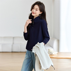 韩系叠穿上衣女春秋季连帽马甲搭配短外套时尚简洁女装，商品下架区，木子恋