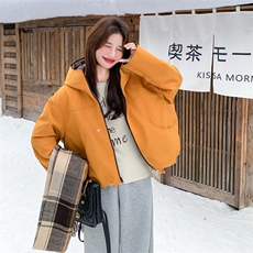 双面穿90连帽羽绒服外套2C259-2506-P345-K518，女装羽绒服，2C259
