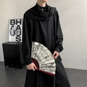 2025秋装新款山本风格麂皮绒卫衣打底衫个性款潮流WY851-P50