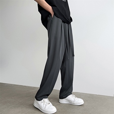 抖音！高品质冰丝裤X3070-TP50控价68垂感百搭纯色休闲长裤男，男装休闲裤，电商A102-1