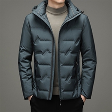 21冬季新款连帽可脱卸羽绒服男士休闲时尚外套男装SNDAF3330-P240，男装羽绒服，电商B212（原钱塘6029）