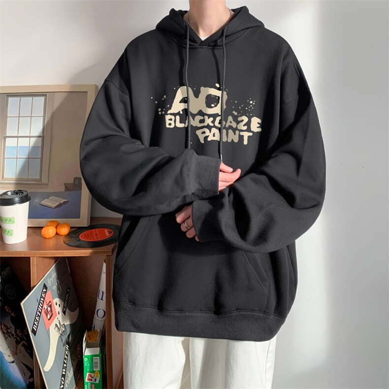 ！连帽圆领卫衣男装港风帽衫男 LM145-P35图片