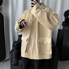 主推春秋季外套男韩版潮流宽松连帽中性上衣港风工装夹克SY39-p70,男装夹克,星座1008-1