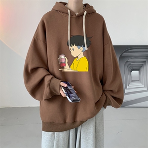 连帽卫衣男大码运动服帽衫外套WY2200-P35 加绒款-P40图片