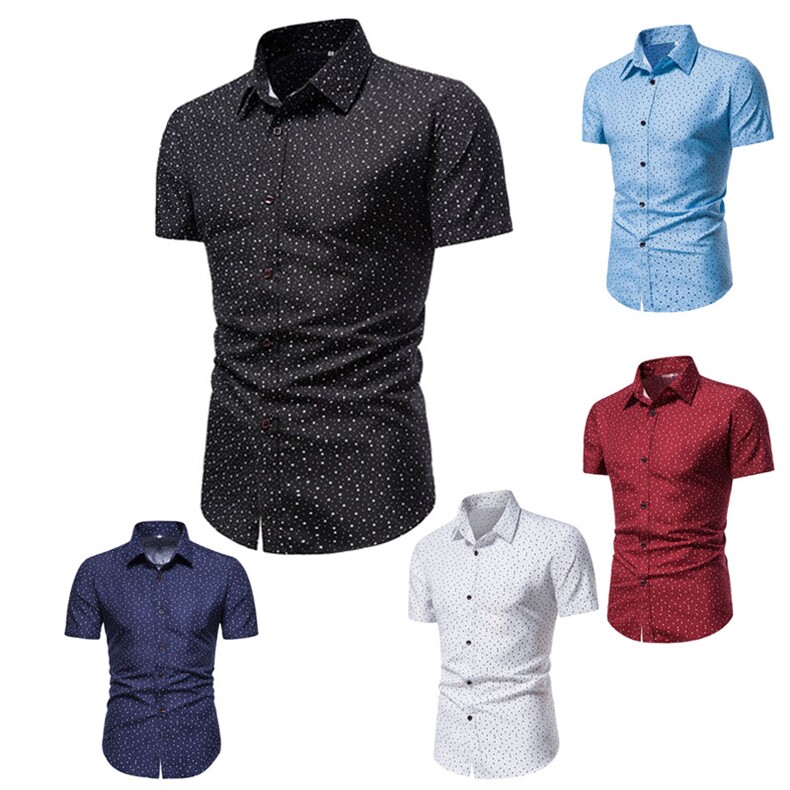 2022外贸夏季新款男士大码印花夏威夷衬衫DC48，男装衬衫，星座1502