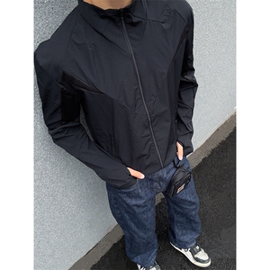 春夏款高品质冰感速干防晒服休闲户外运动外套透气弹力机能风夹克