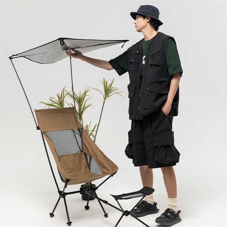 南夏乔装2025夏款纯色多口袋户外工装马甲日系复古机能无袖上衣男,男装工装外套,电商S006（B521）