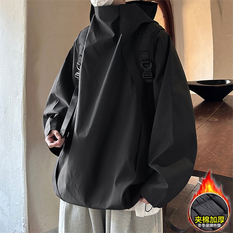 防风防水！夹克棉衣男冲锋衣男CP22-P75 棉衣款CP22JM控138-P100图片