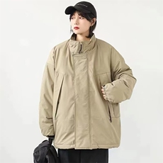 1506-1/M5121/P74日系复古简约机能风立领棉衣男潮牌宽松百搭情侣，男装棉衣，星座1506-1