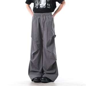 903-WK198-特P45   S-XXL   男女褶皱速干裤休闲降落伞裤5图片