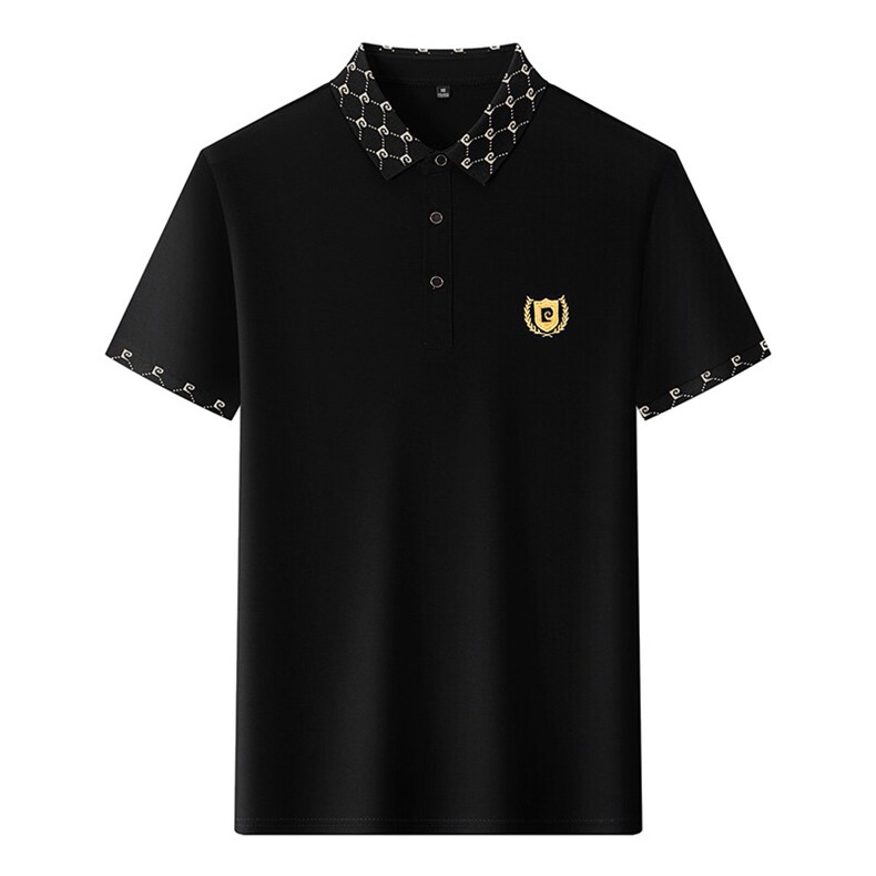 HP5110夏季新款男士T恤衫简约刺绣男士短袖翻领通勤男装,男装T恤,电商B360