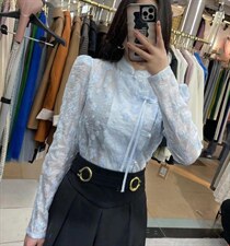 现货：欧根纱提花风衬衣，其它，金川古韵(4F)